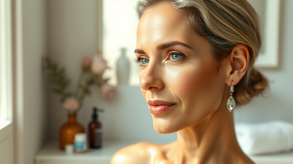 Peptídeos e Skincare para Pele Madura: Luz e Firmeza