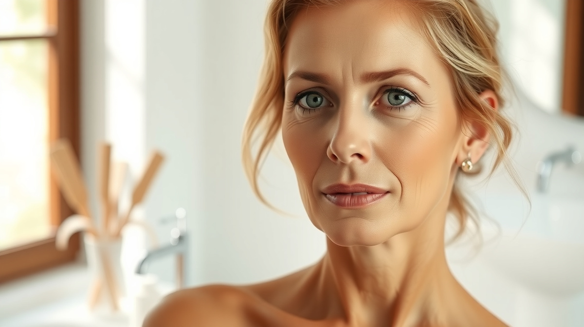 Flacidez na Pele Madura: Como os Peptídeos Ajudam